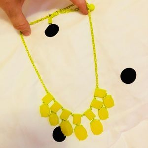 Kate Spade Lime Green Chandelier necklace. ♠️